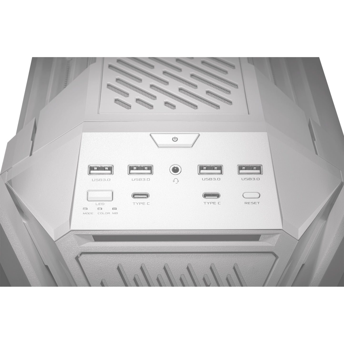 ASUS rog hyperion gr701 big tower behuizing (wit | 4x usb-a | 2x usb-c | rgb | tempered glass)