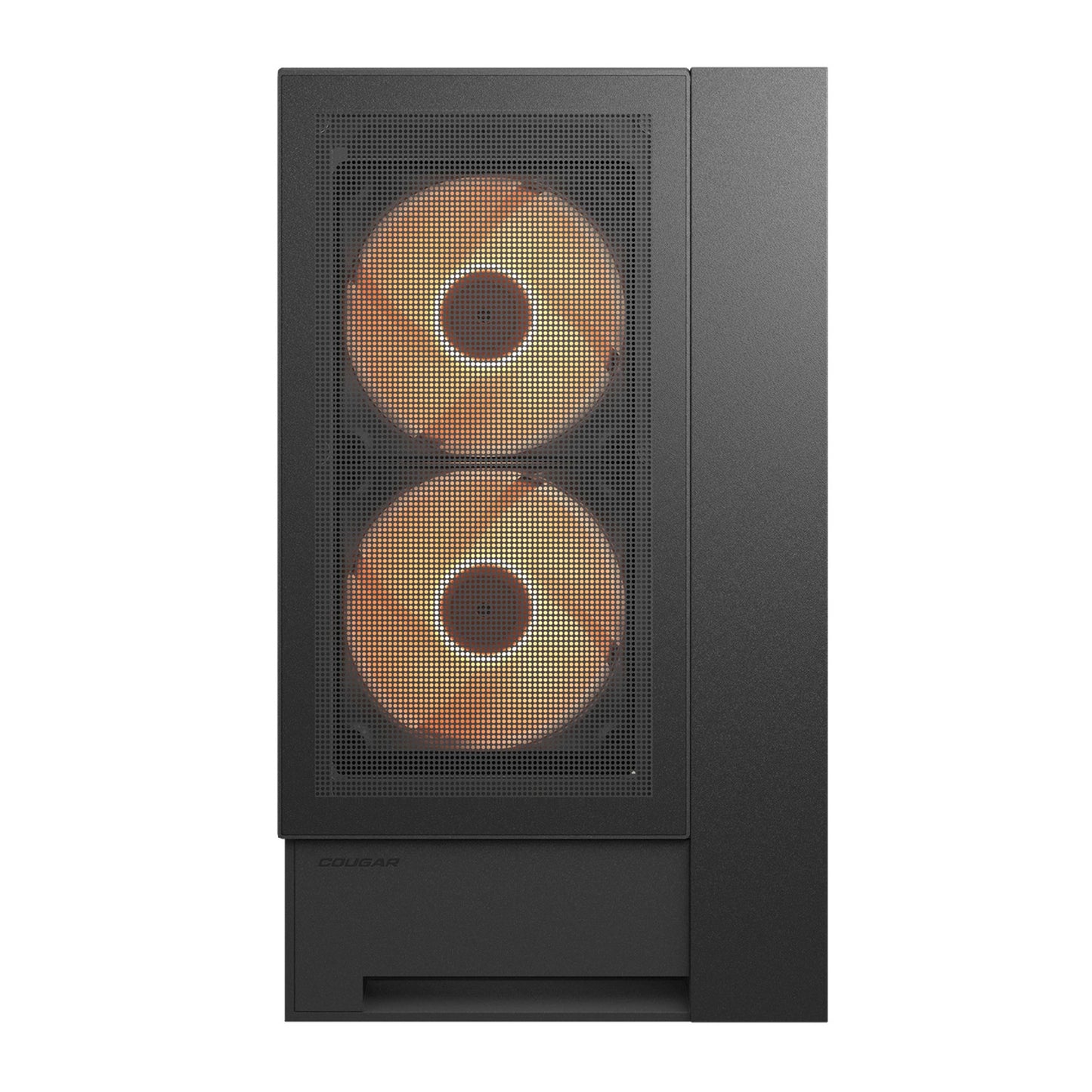 Cougar omnyx midi tower behuizing (zwart | 4x usb-a | 2x usb-c | tempered glass)