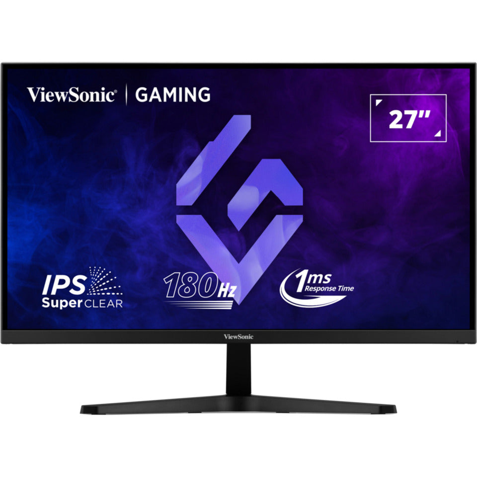 ViewSonic vx27g1-hd 180hz fhd gaming monitor 27 (zwart, 2x hdmi, 1x displayport, 180 hz)