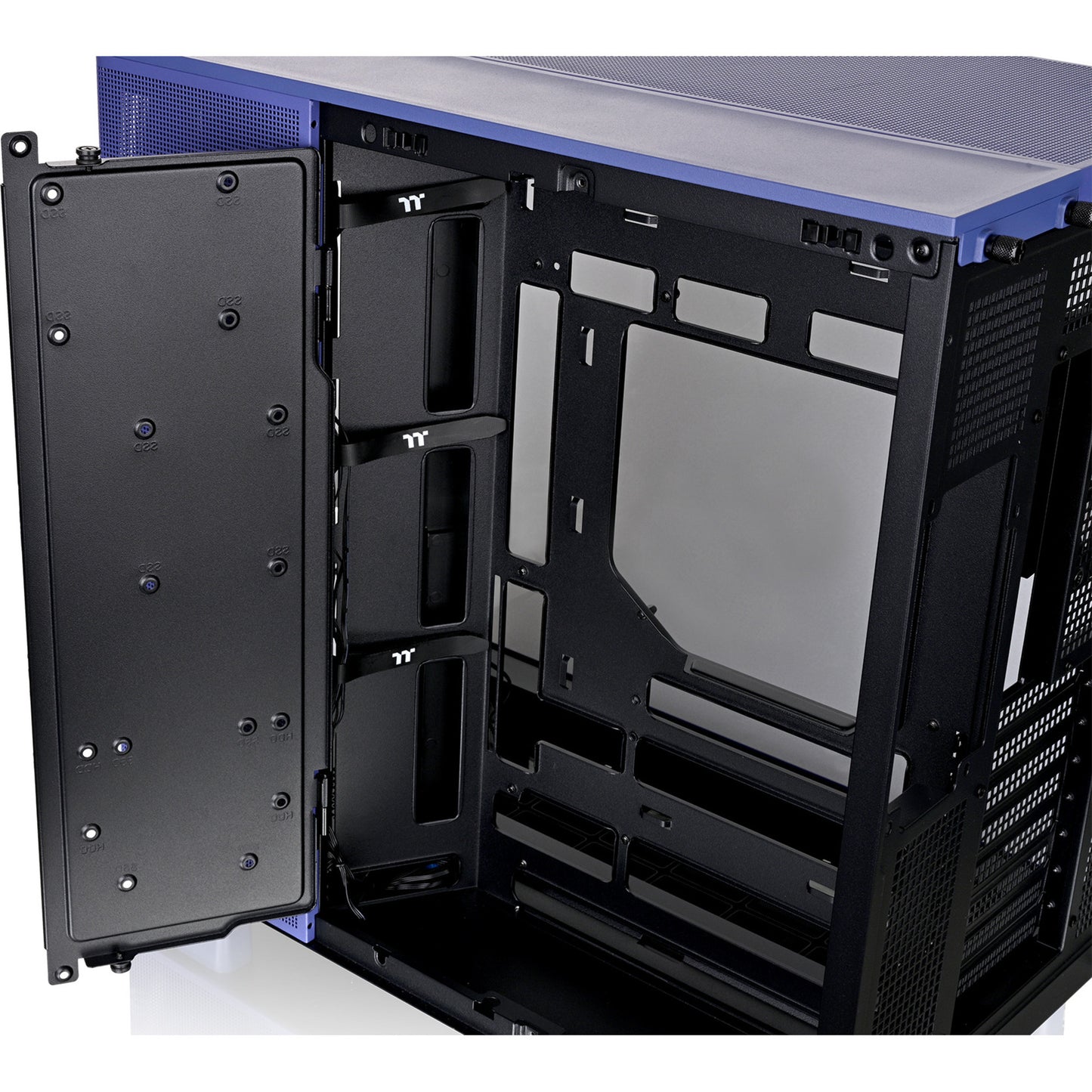 Thermaltake view 380 xl tg argb future dusk midi tower behuizing (paars | 2x usb-a | 1x usb-c | rgb | window)