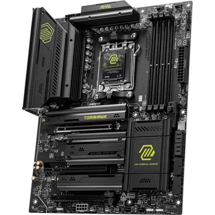 MSI mag x870 tomahawk wifi socket am5 moederbord (raid, 5 gb-lan, wlan, bt, sound, atx)