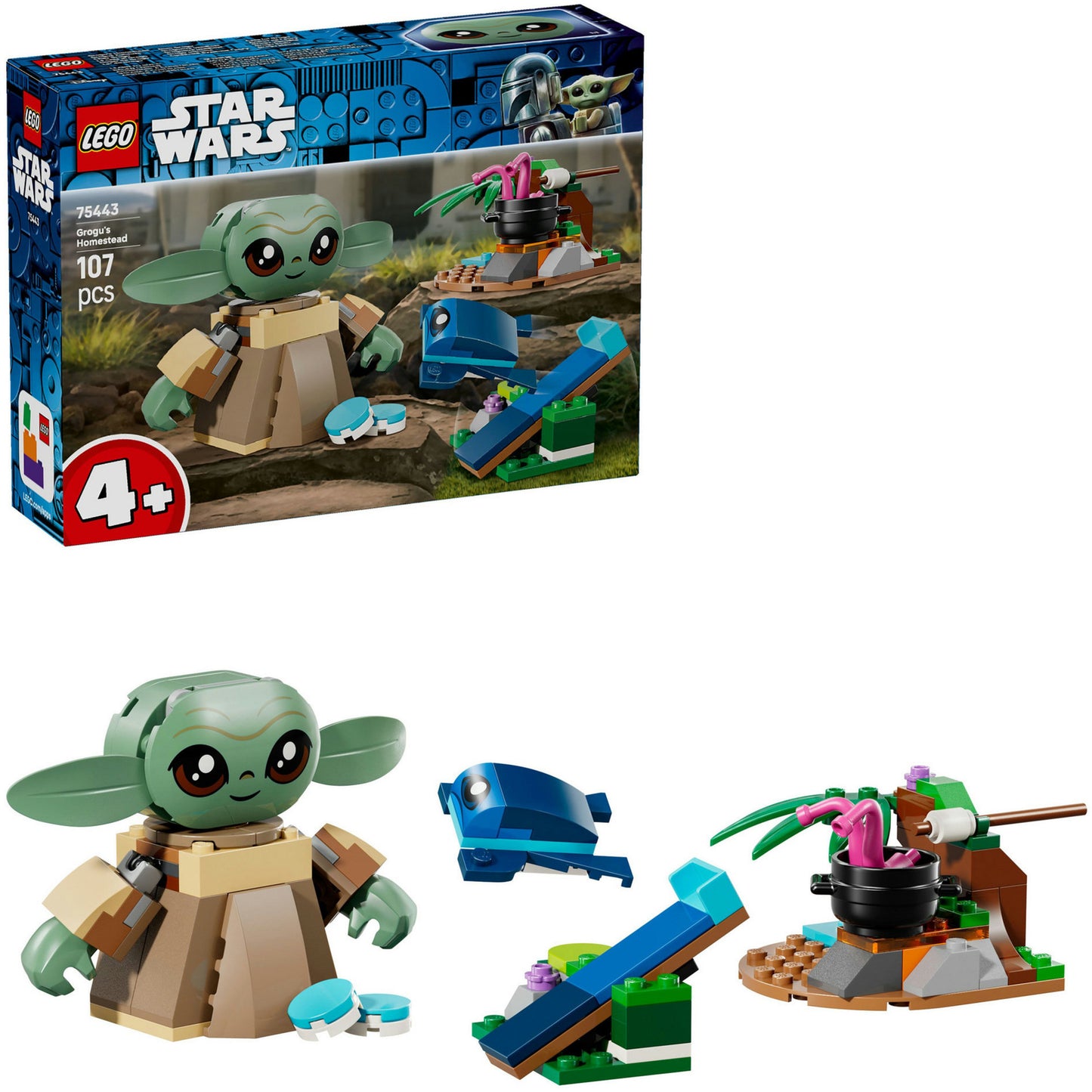 LEGO star wars 75443 grogu's thuis