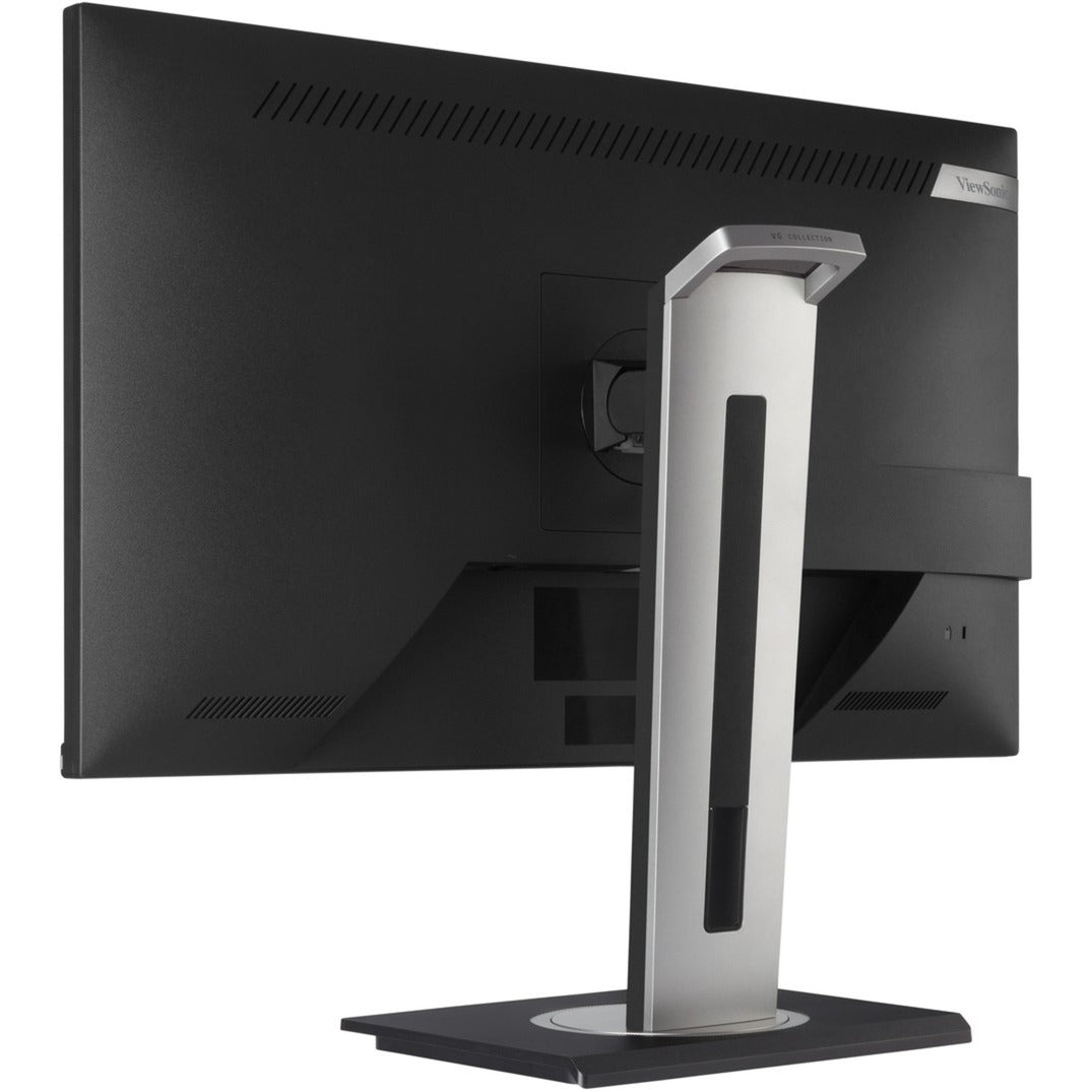 ViewSonic vg2756-4k docking monitor 27 (zwart (mat), 1x hdmi, 1x displayport, usb-c, usb-a, usb-b, sound)
