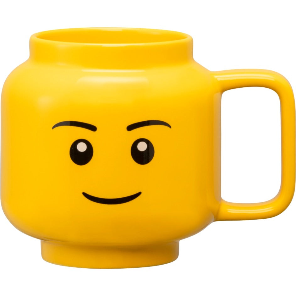 Room Copenhagen lego keramische mok - jongen, groot (geel)