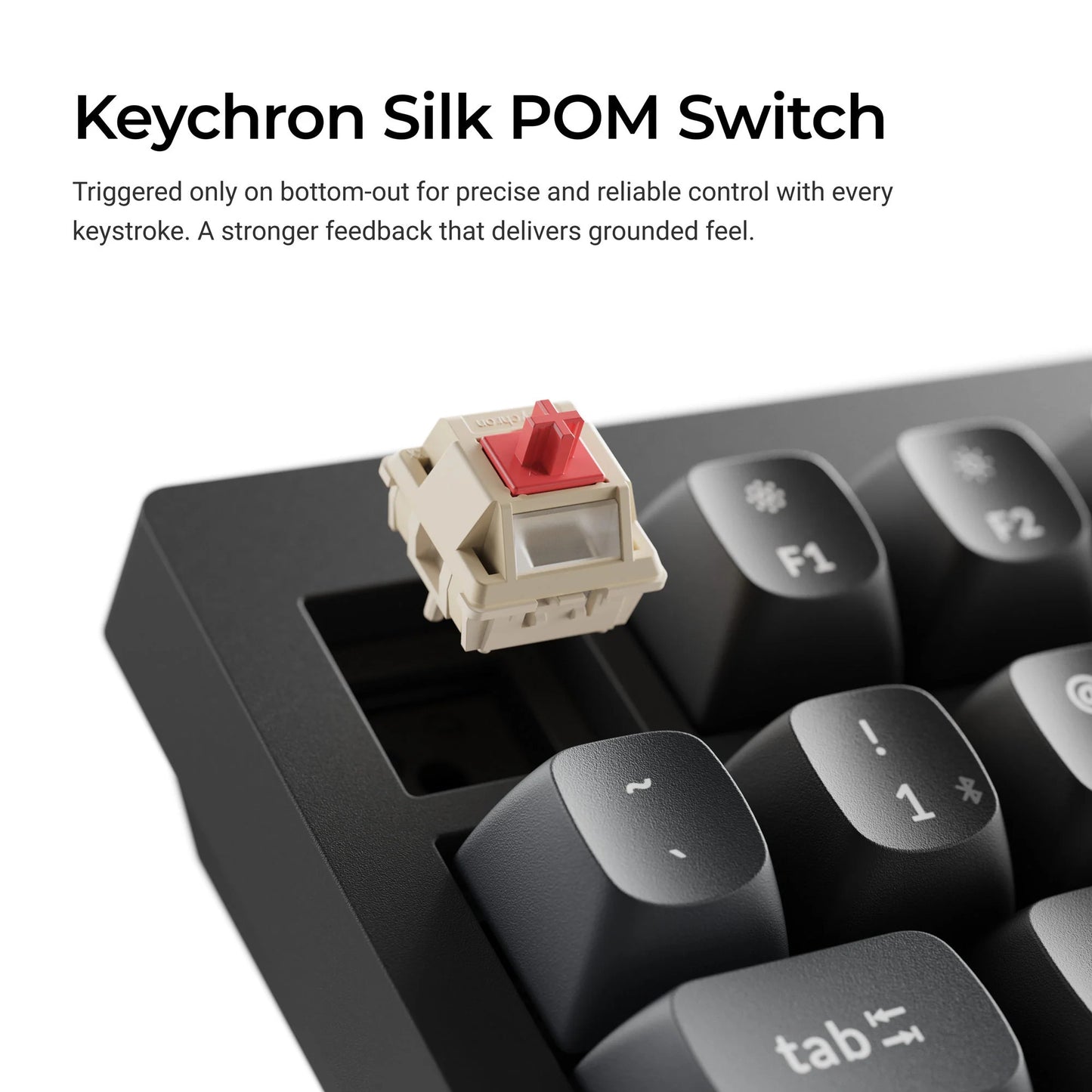 Keychron v3 ultra 8k wireless custom mechanical keyboard (zwart, us lay-out (qwerty), silk pom red, 80% (tkl), rgb, hot swap, 2.4 ghz | bluetooth 5.3 | usb-c)