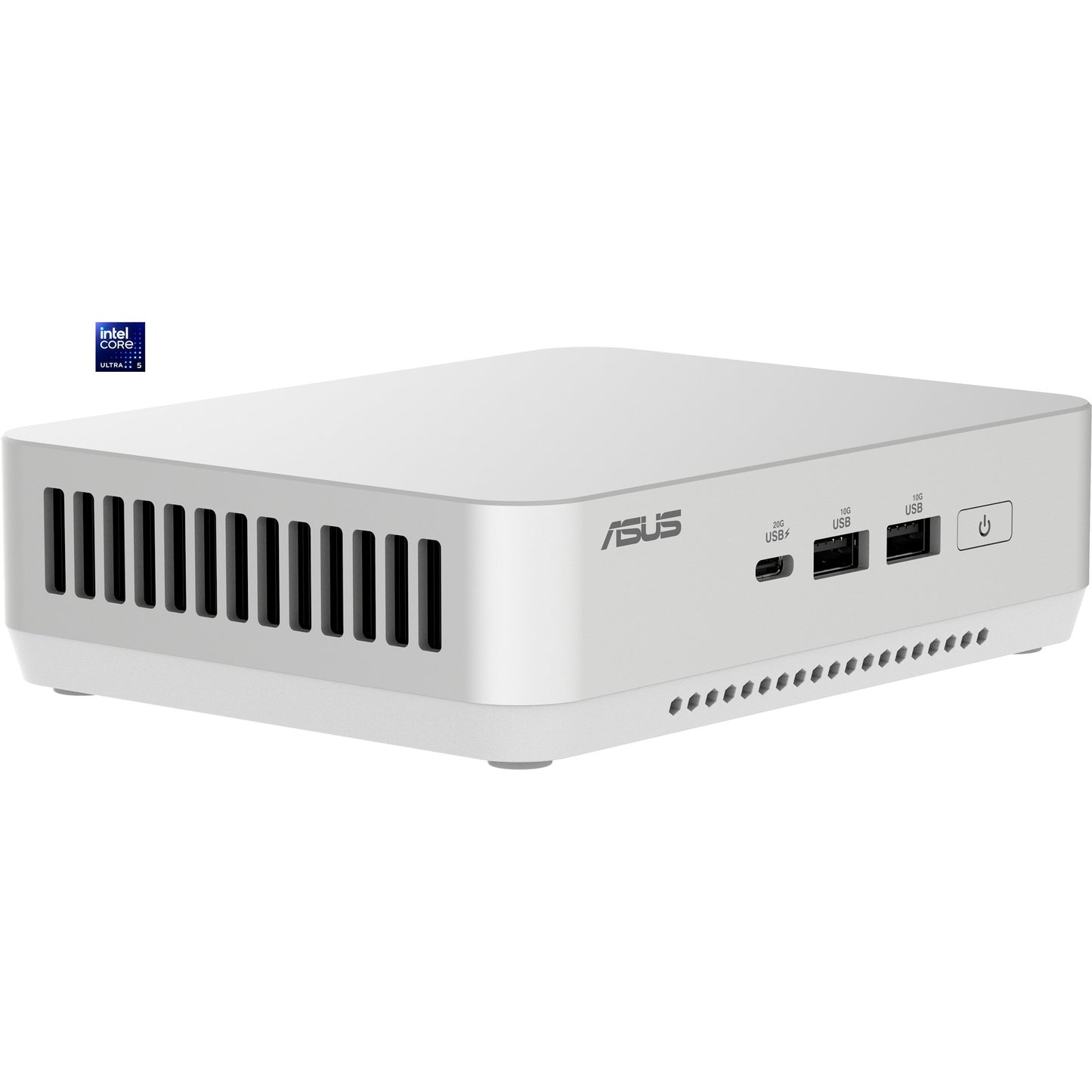 ASUS nuc 14 pro+ kit rnuc14rvsu500002i barebone (zilver wit | core ultra 5 125h | arc graphics)