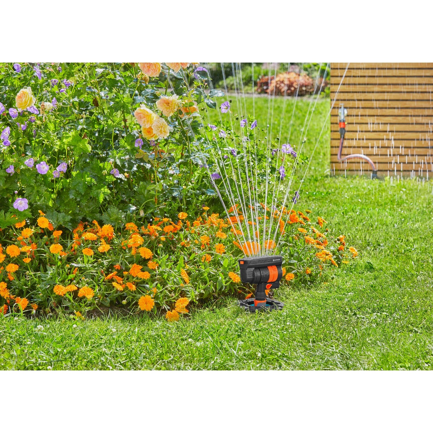 GARDENA complete pipeline startset met zwenksproeier waterkraan (8274-34)
