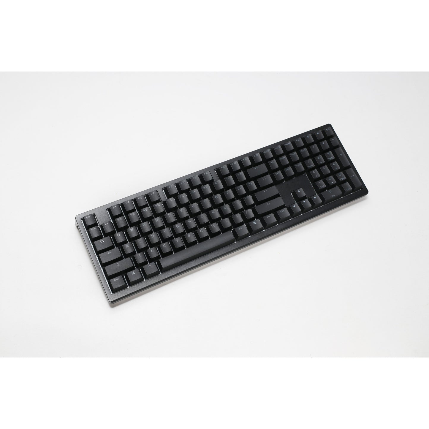 Ducky zero 6108 classic black rgb mechanisch gaming toetsenbord (zwart, us lay-out (qwerty), cherry mx2a speed silver, 100%, rgb leds, double-shot pbt, hot swap, 2.4ghz | bluetooth | usb-c)