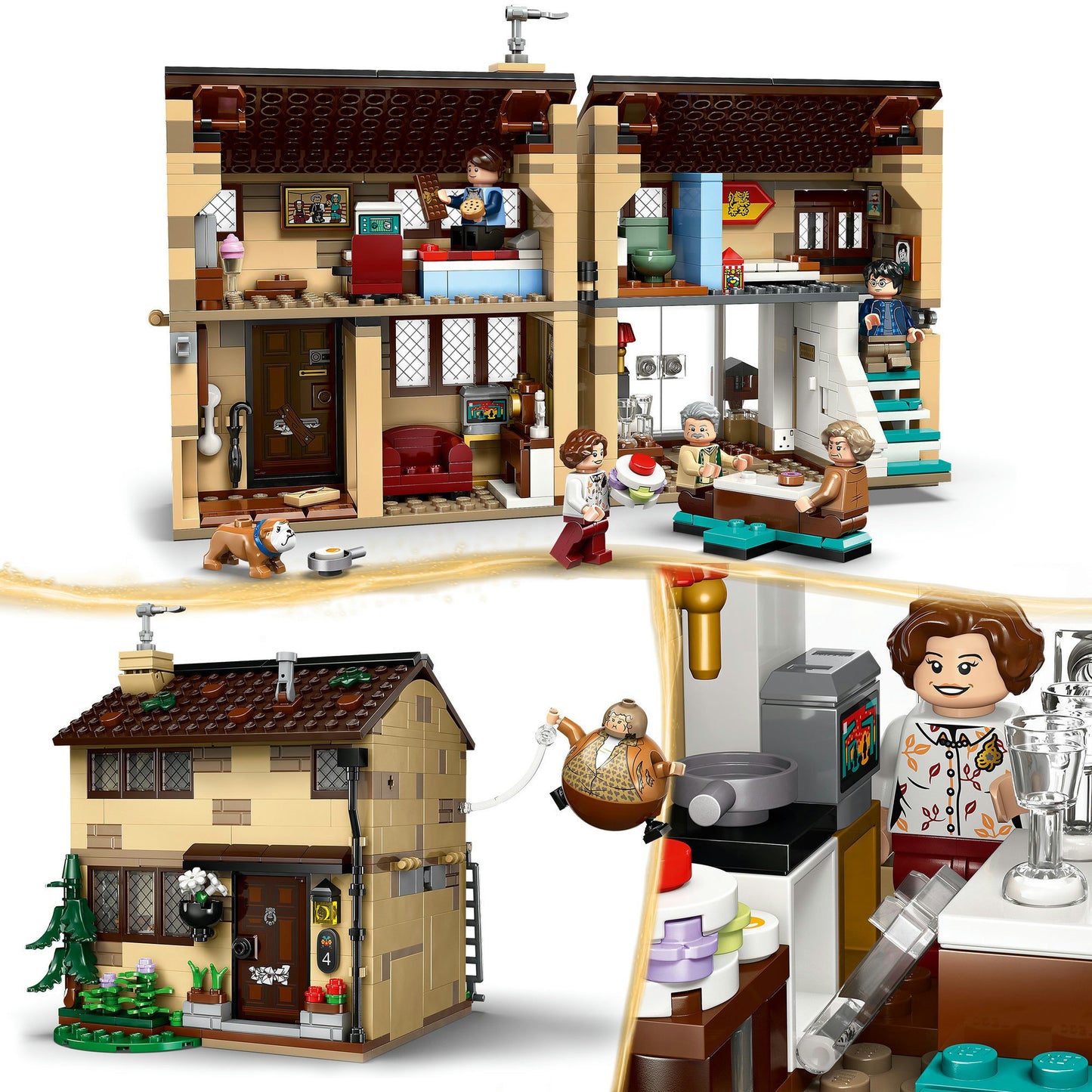 LEGO harry potter - ligusterlaan: bezoek van tante margot constructiespeelgoed (76451)