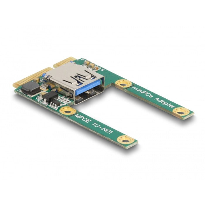 DeLOCK mini pcie i o 1 x usb 2.0 type-a female full size half size controller