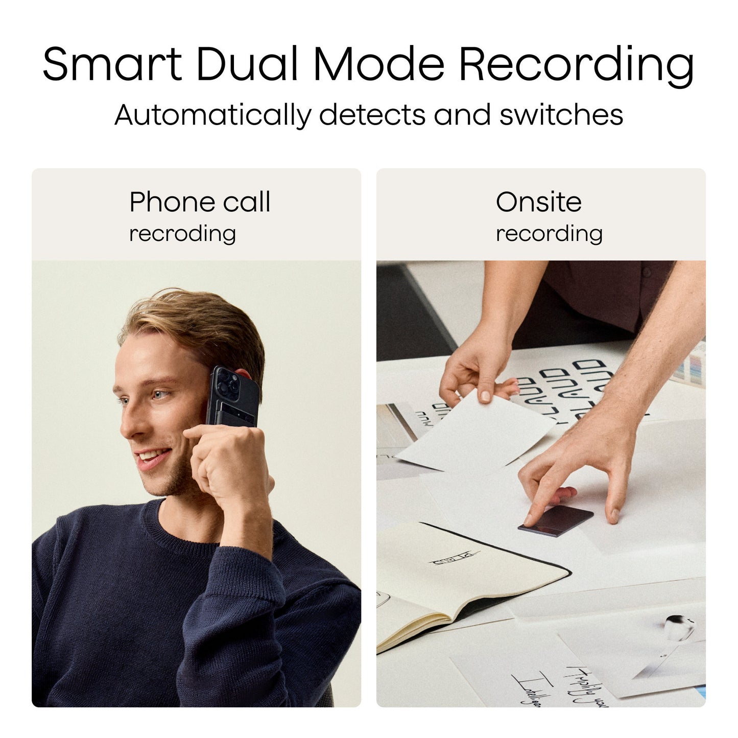 Plaud Note Pro dicteerapparaat (Zilver, 64 GB, Bluetooth (BLE 5.4), Dual-band Wi-Fi (2.4GHz 5GHz))