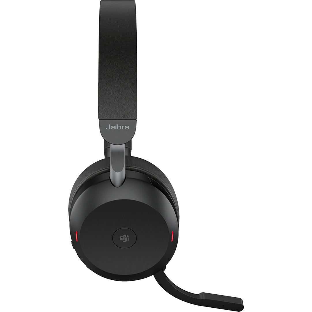 Jabra evolve2 75 on-ear headset (zwart, link380a, microsoft teams)