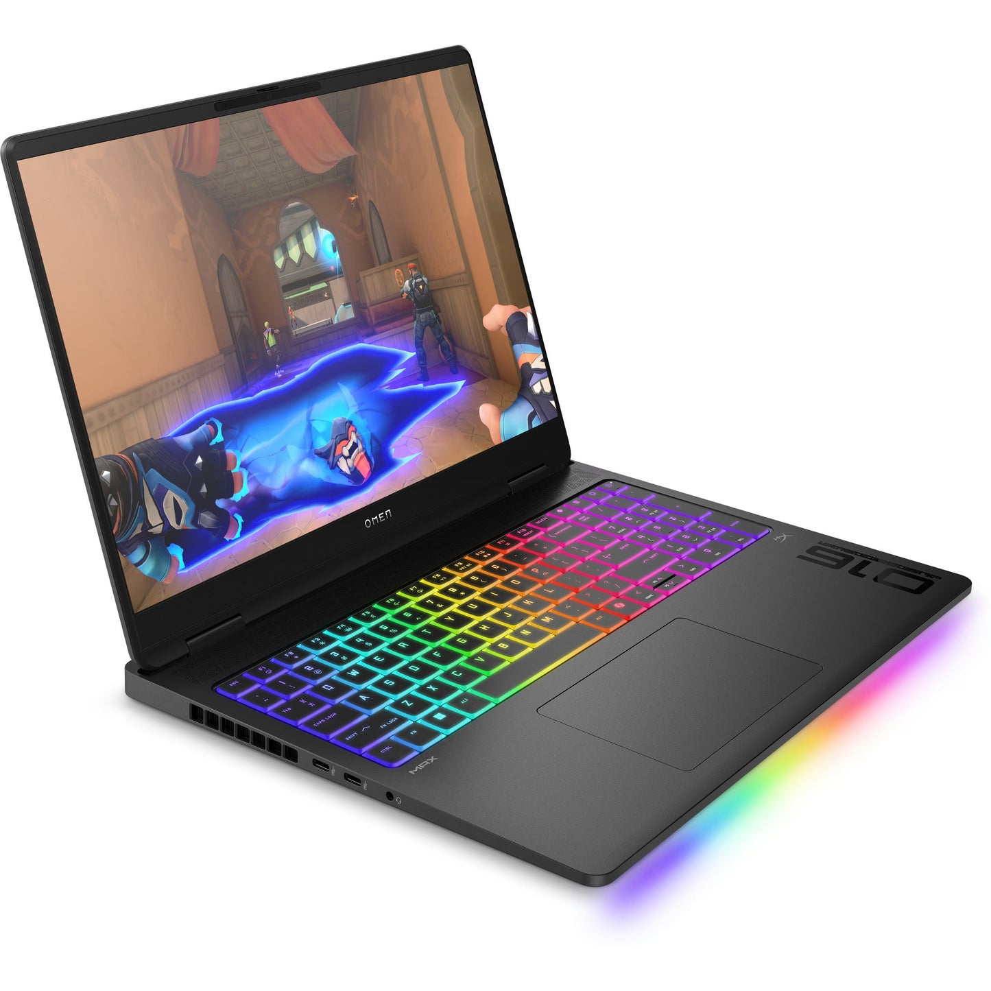 OMEN max gaming laptop 16-ak0022nd (be6z8ea) 16 copilot+ gaming laptop (zwart | ryzen al 7 350 | rtx 5070 | 32 gb | 1 tb ssd | 165 hz)