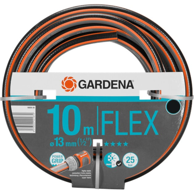 GARDENA comfort flex slang 13 mm (1 2 ) (zwart oranje, 18030-20, 10 m)