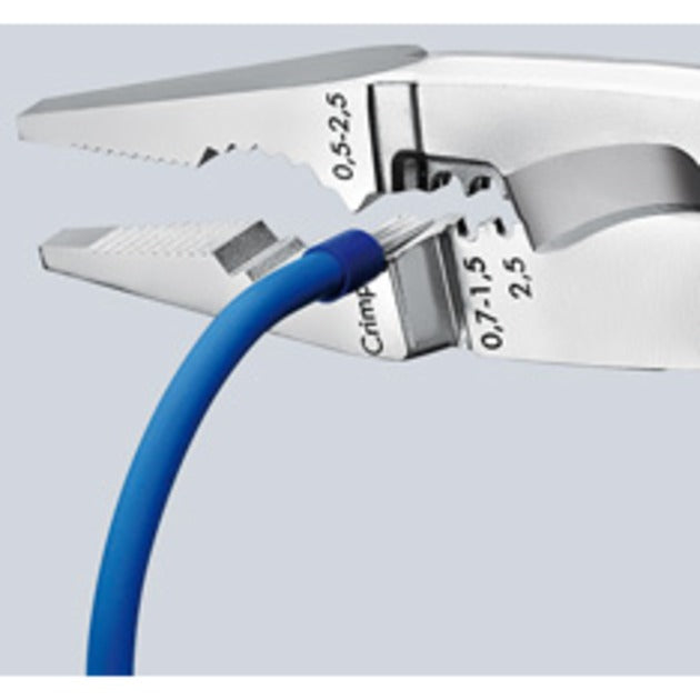 KNIPEX elektronica-installatietang 13 92 200 (rood blauw)