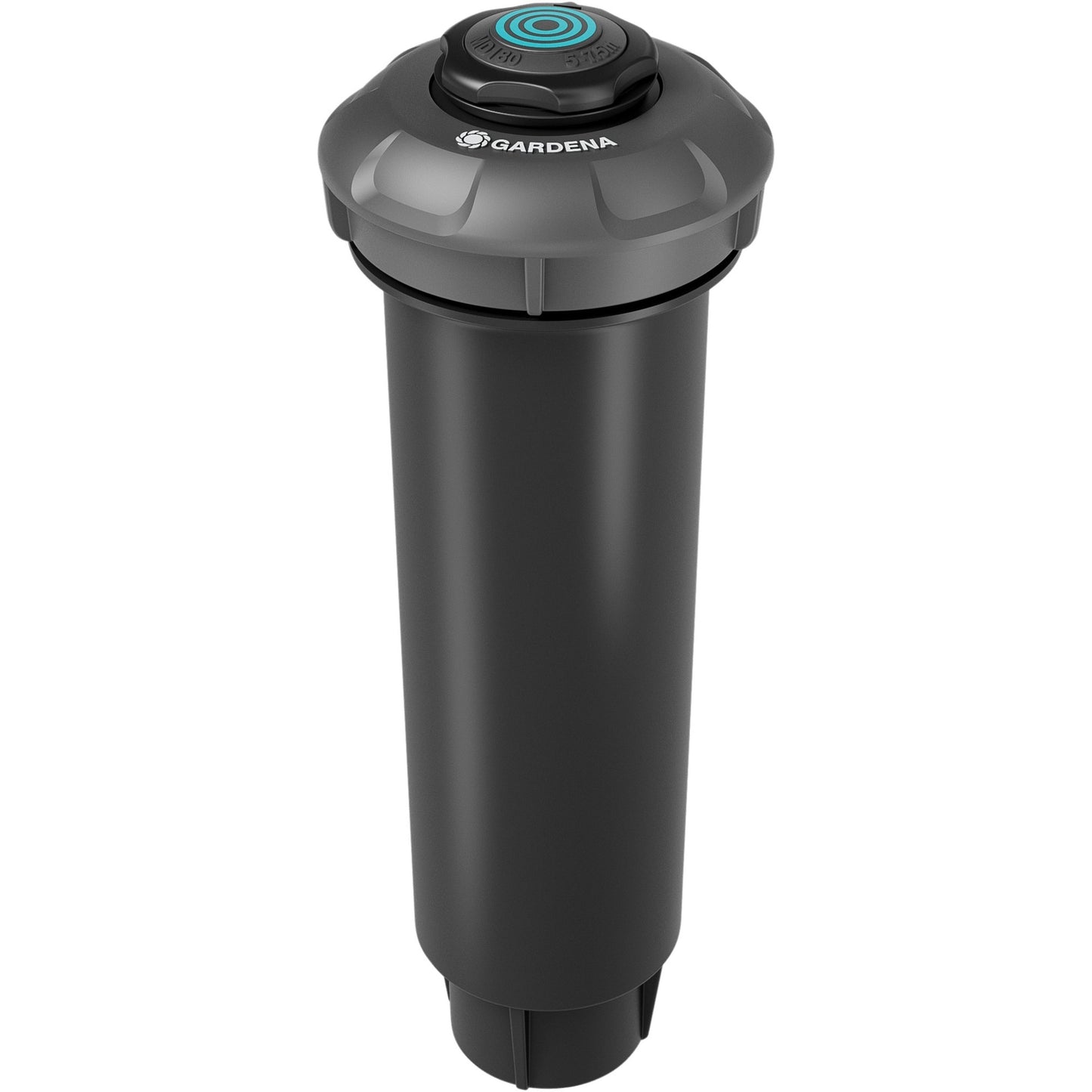GARDENA pop-up sprinkler md180 sproeier (zwart grijs, sproeiafstand tussen 5 m en 7,5 m)