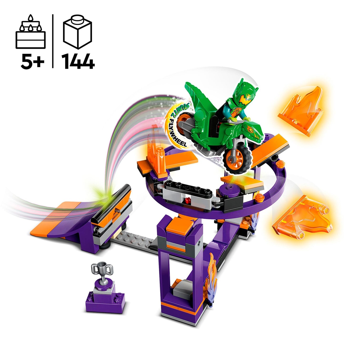LEGO city - uitdaging: dunken met stuntbaan constructiespeelgoed (60359)