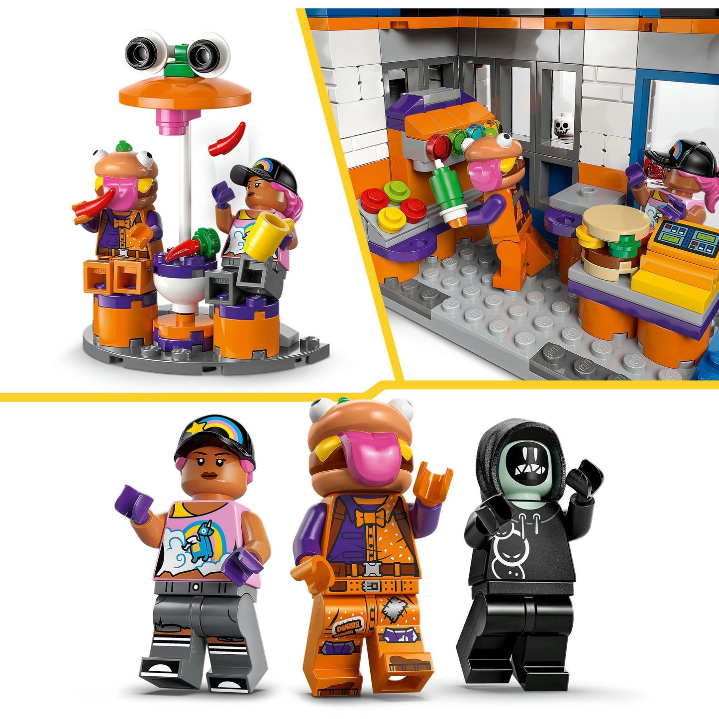 LEGO fortnite - durrr burger restaurant constructiespeelgoed (77076)
