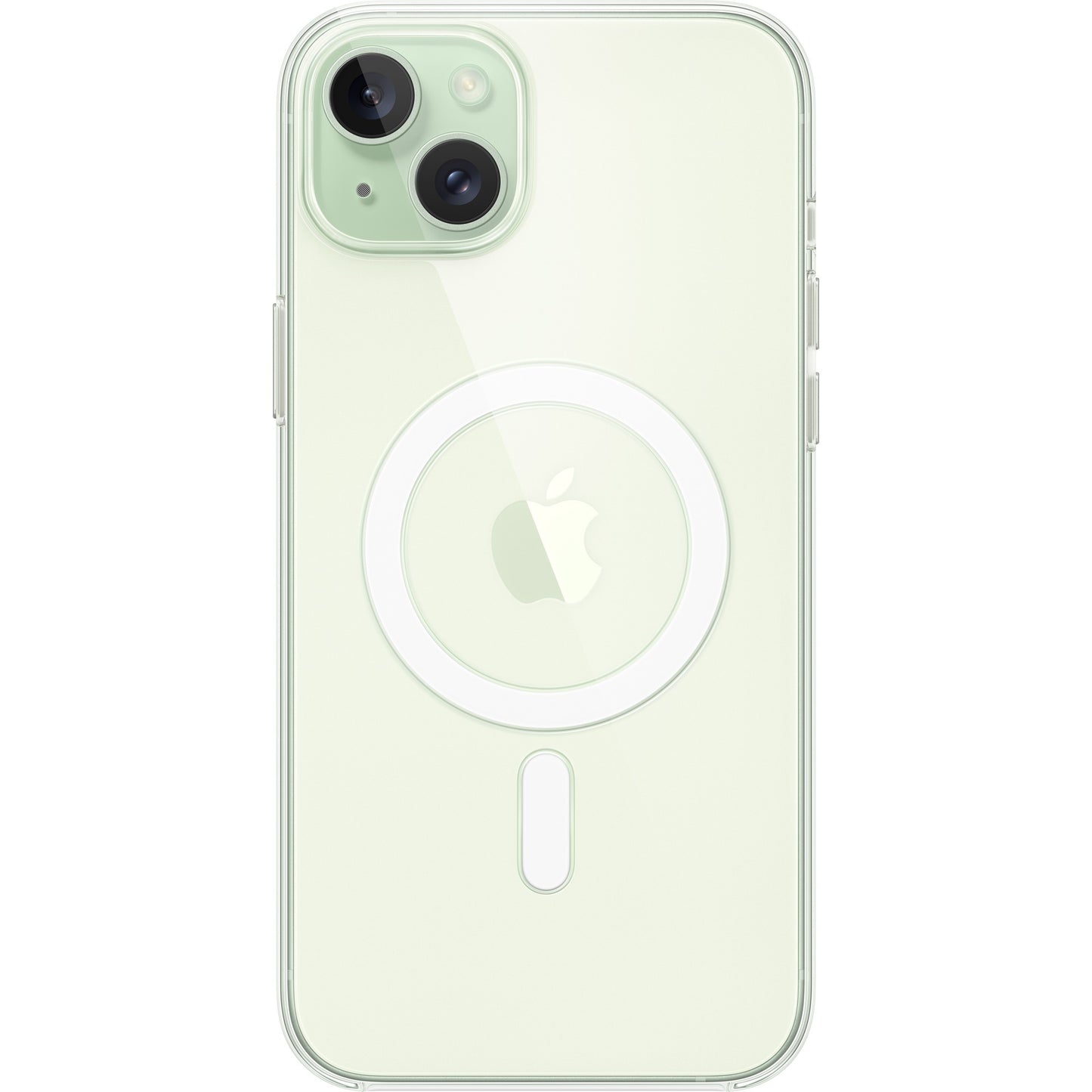 Apple Doorzichtig hoesje met MagSafe voor iPhone 15 Plus telefoonhoesje (Transparant)