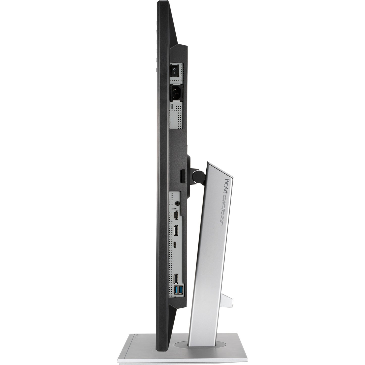 ASUS proart pa278cv 27 monitor (zwart zilver, hdmi, 2x displayport, 4x usb-a 3.2 (5 gbit s), usb-c)