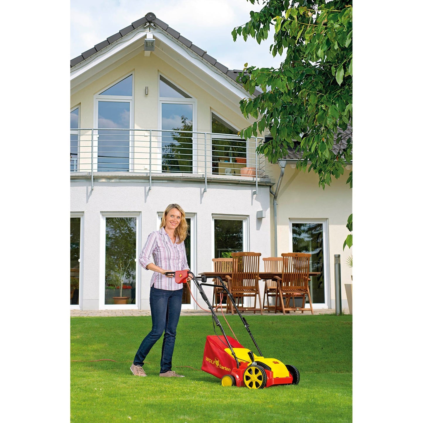 WOLF-Garten ambition v 303 e verticuteerder (rood geel)