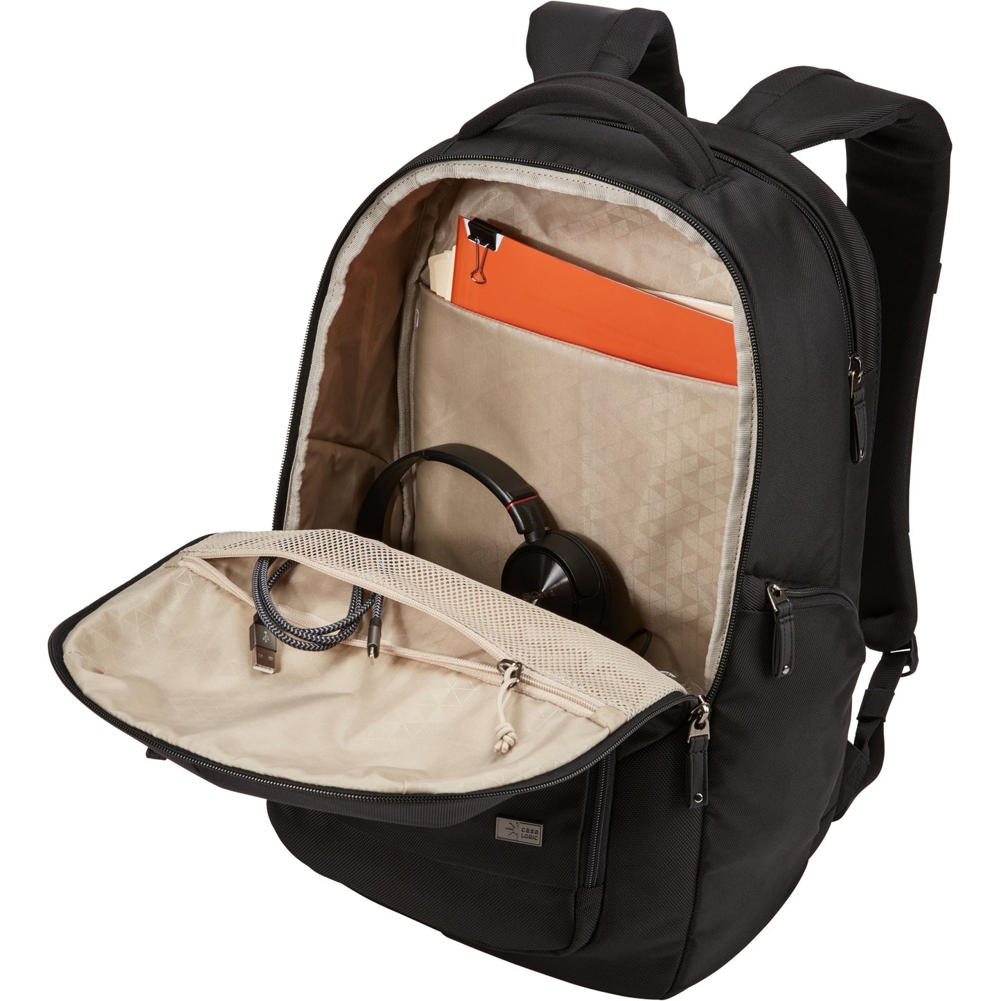Case Logic notion 15,6 laptop backpack rugzak (zwart)