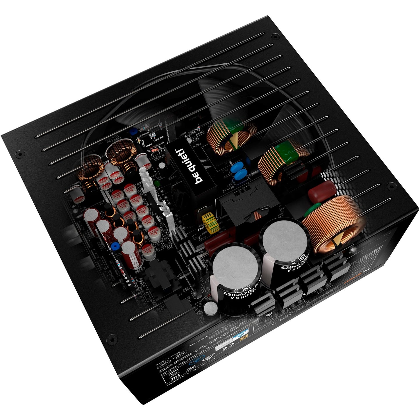 Be Quiet! straight power 12 platinum modulaire 750 watt voeding (zwart, 1x 12v-2x6, 4x pcie)