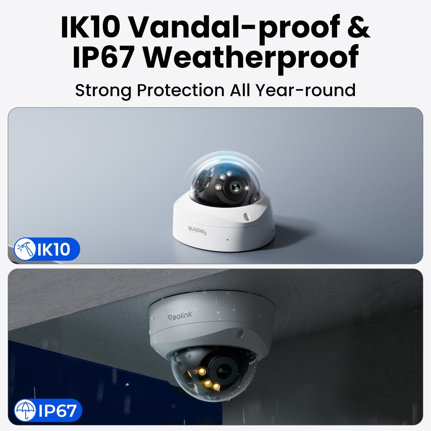 Reolink P737-A beveiligingscamera (Wit, 4K UHD, 8MP, PoE)