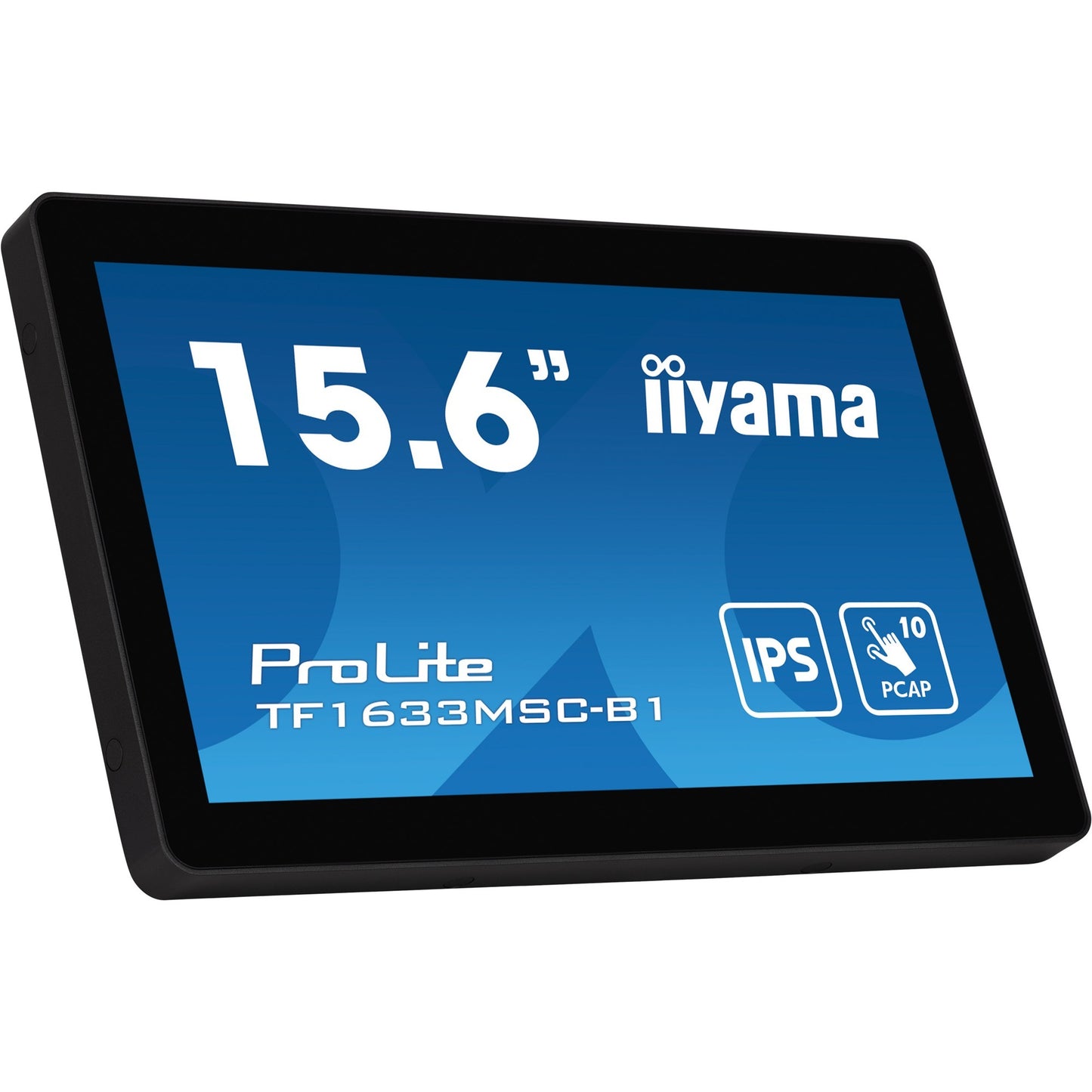 Iiyama prolite tf1633msc-b1 15.6 touchscreen monitor (zwart, hdmi, displayport, 2x usb-a)