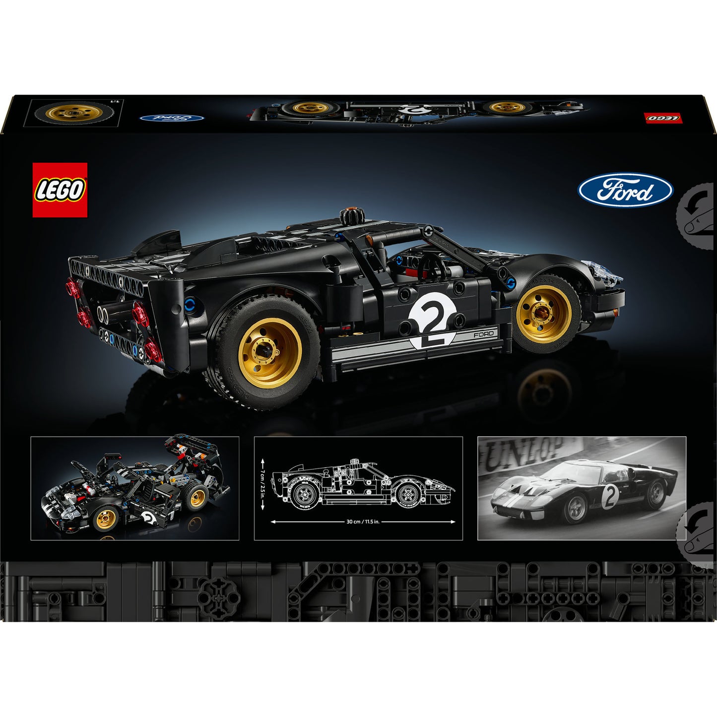 LEGO technic 42223 1966 ford gt40 mkii racewagen