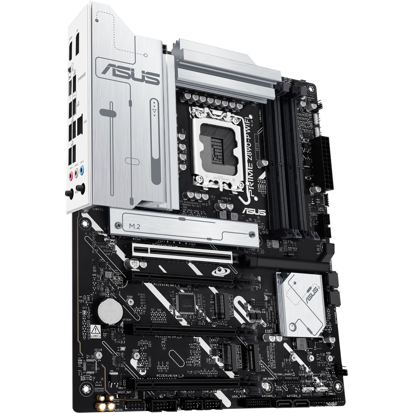 ASUS prime z890-p wifi socket 1851 moederbord (raid, 2.5gb-lan, wi-fi 7, bt, sound, atx)