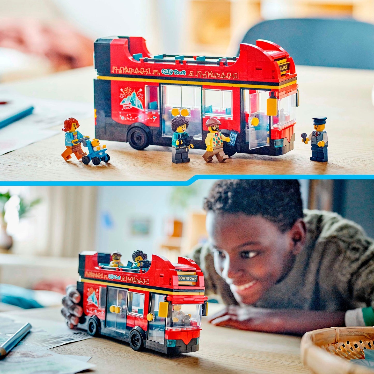 LEGO city toeristische rode dubbeldekker - 60407
