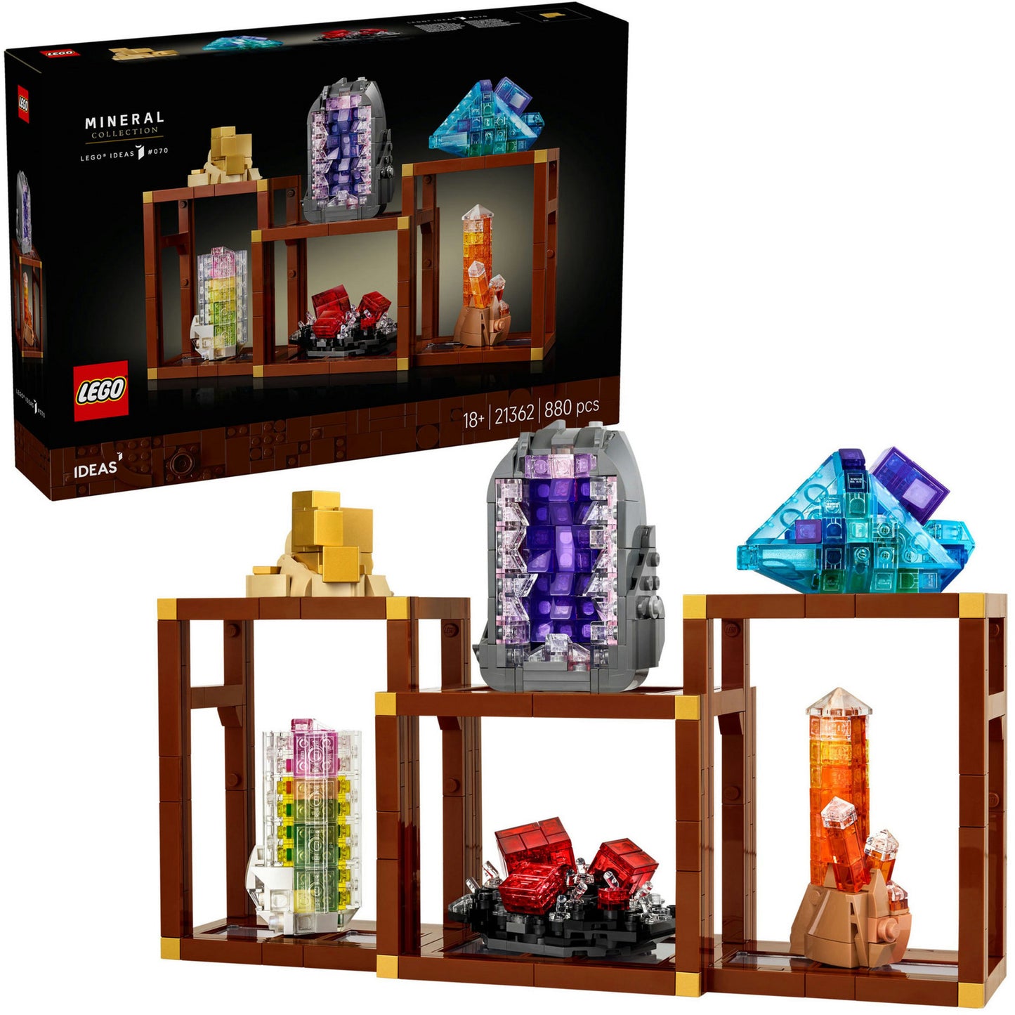 LEGO ideas 21362 mineral collection