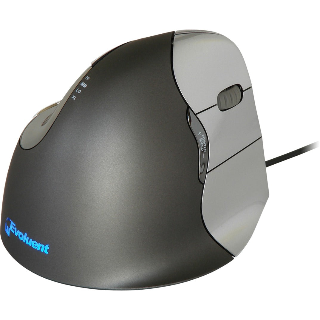 Evoluent VerticalMouse 4 Right (Zwart grijs)