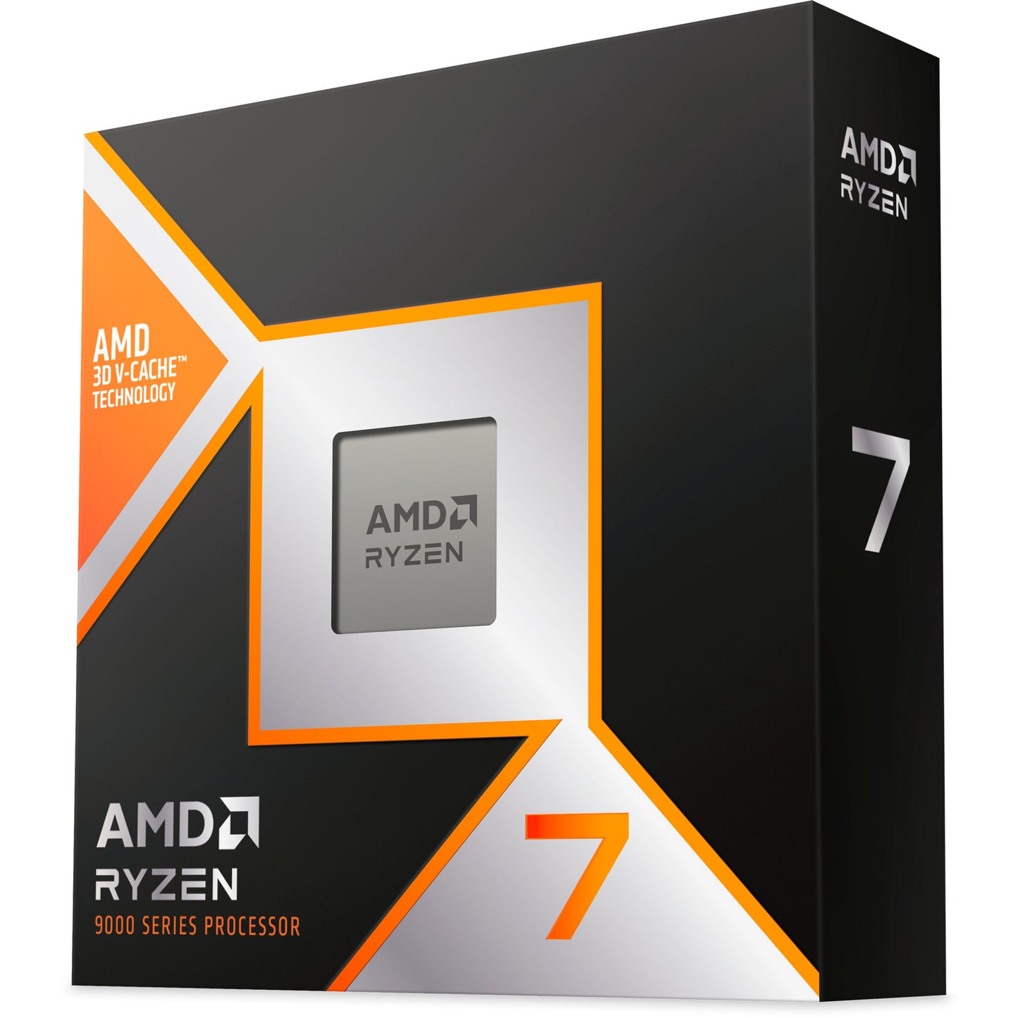 AMD ryzen 7 9850x3d, 4,7 ghz (5,6 ghz turbo boost) socket am5 processor (unlocked, boxed)