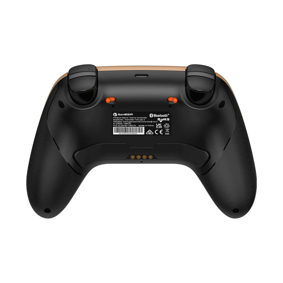 GameSir Nova 2 Lite Multiplatform Wireless Game Controller Champion-editie (Goud zwart, Switch, pc, Android en iOS, Bluetooth 2.4 GHz USB)