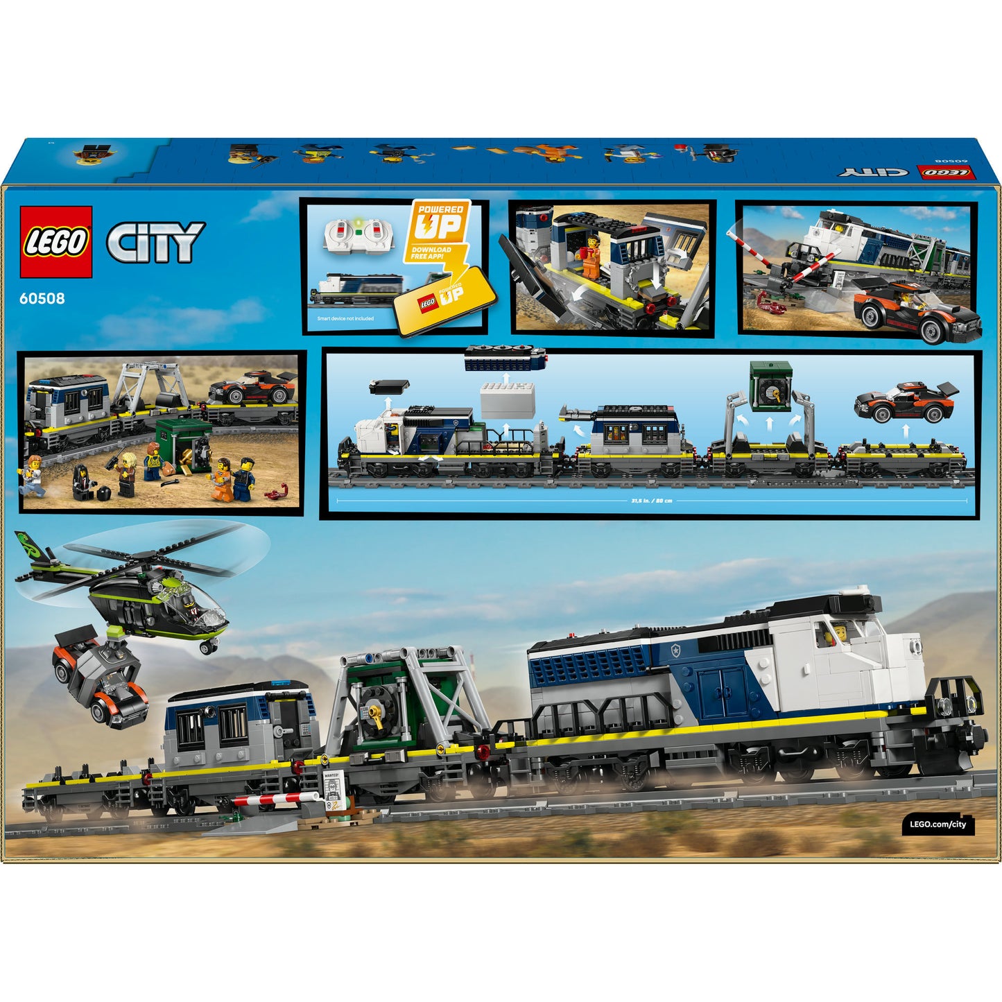 LEGO city 60508 overval op politietrein