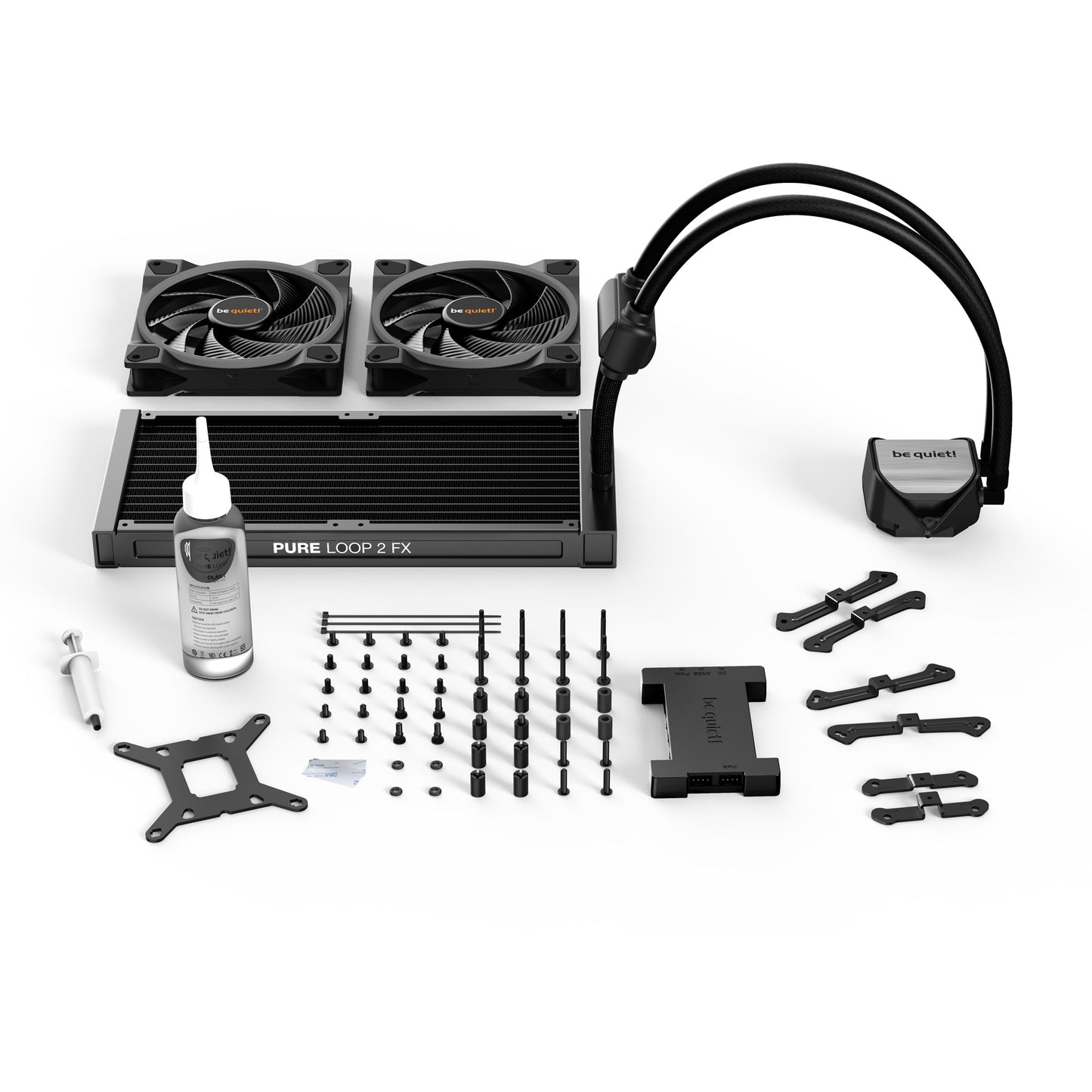 Be Quiet! pure loop 2 fx 280 waterkoeling (zwart, 4-pins pwm fan-connector)