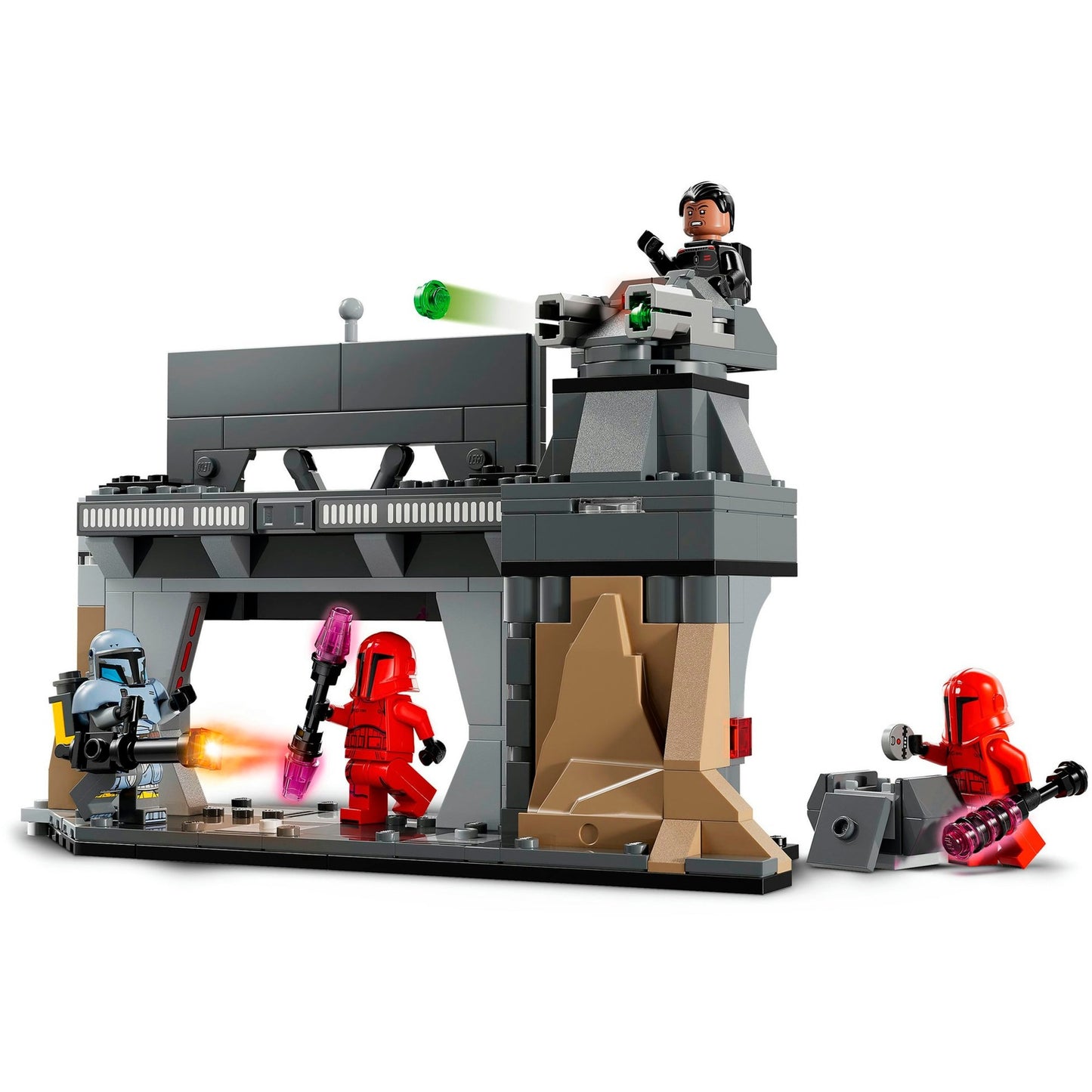 LEGO star wars - paz vizsla en moff gideon duel constructiespeelgoed (75386)