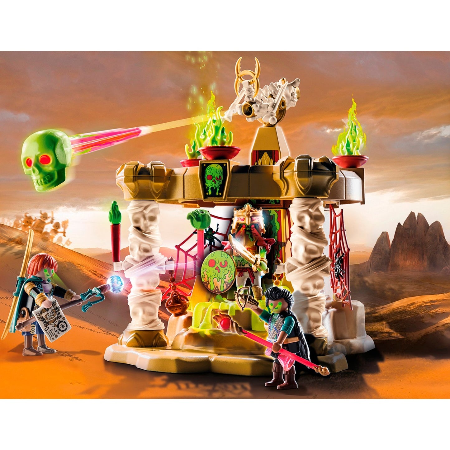 PLAYMOBIL novelmore - sal'ahari sands - tempel van het skelettenleger constructiespeelgoed (70751)
