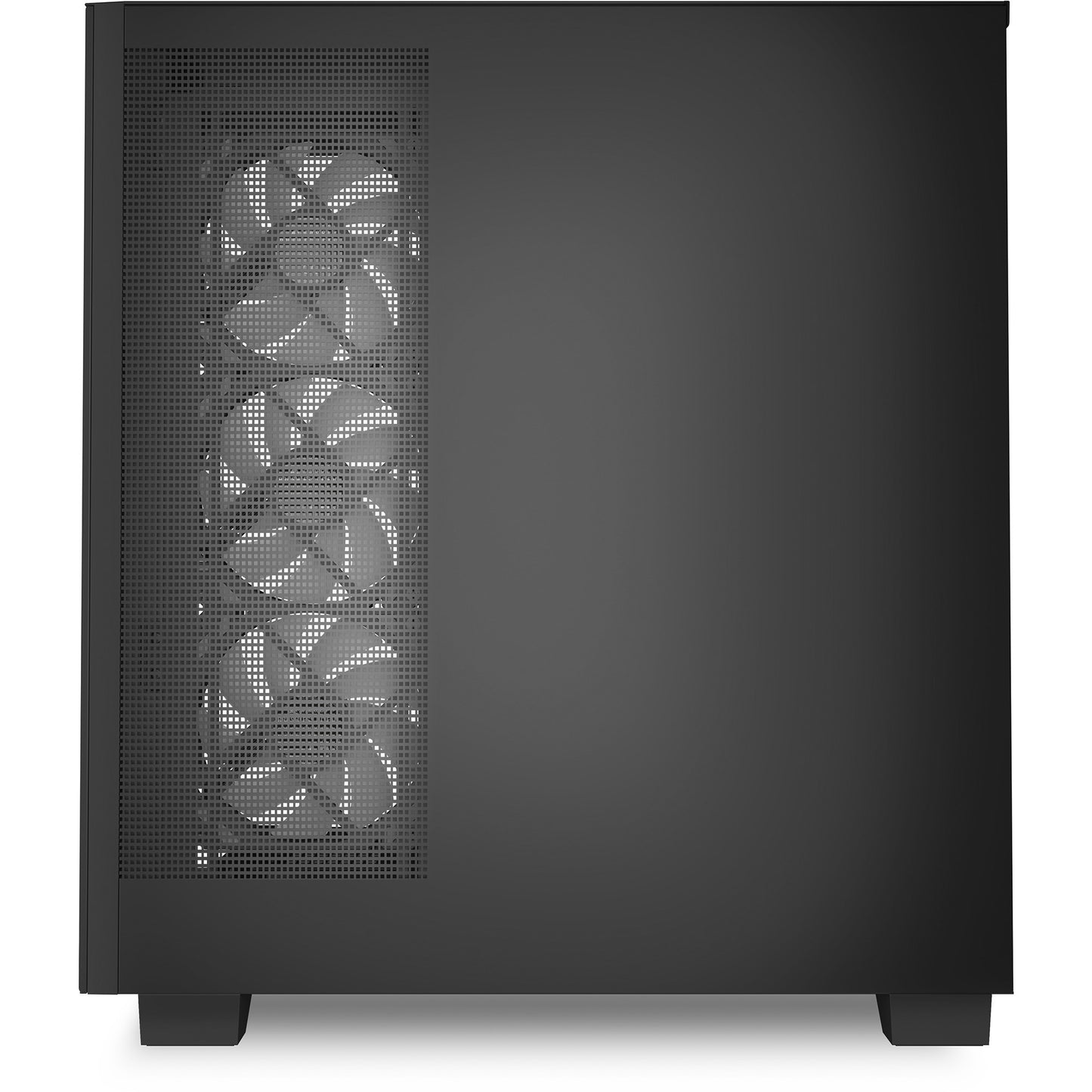 Sharkoon elite shark ca500 midi tower behuizing (zwart | 2x usb-a | 1x usb-c | rgb | tempered glass)