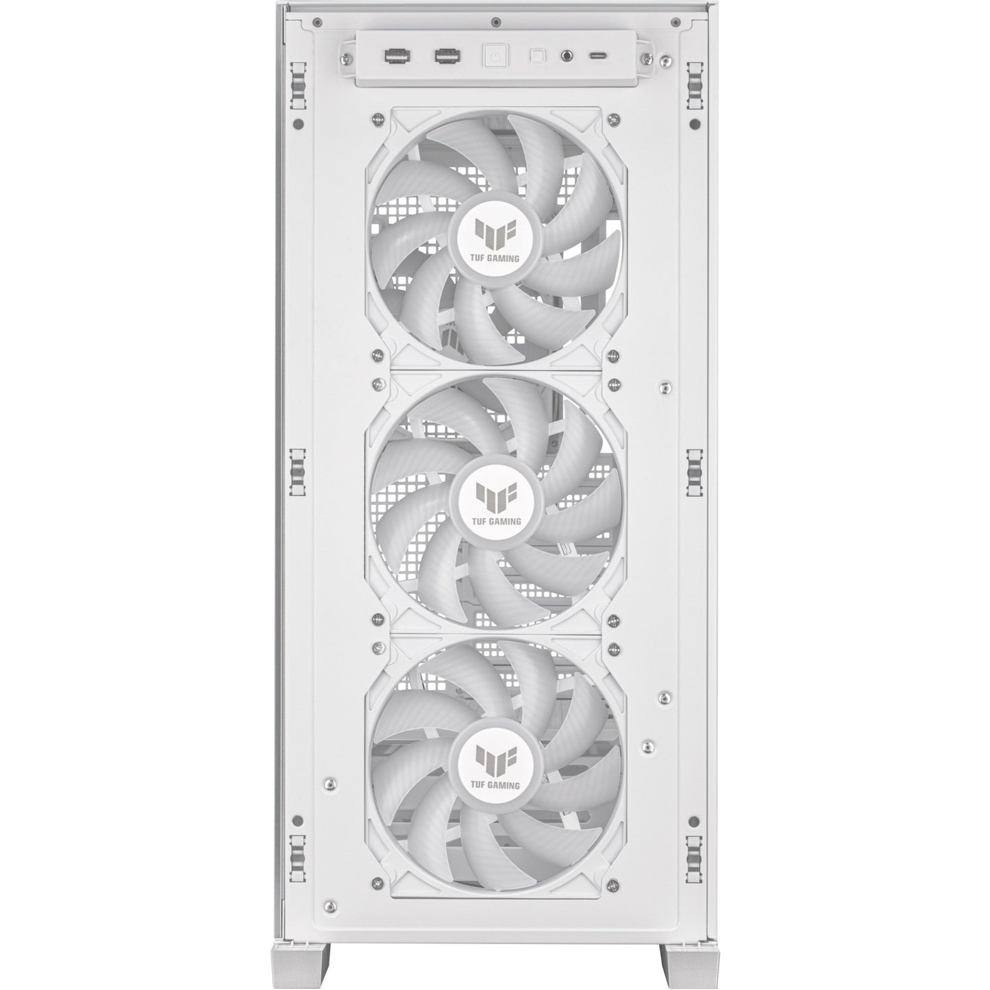 ASUS tuf gaming gt302 argb midi tower behuizing (wit | 2x usb-a | 1x usb-c | rgb | tempered glass)