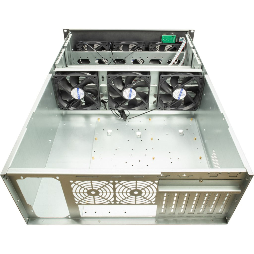 Inter-Tech 4f28 mining-rack, server behuizing (zwart | 2x usb-a)