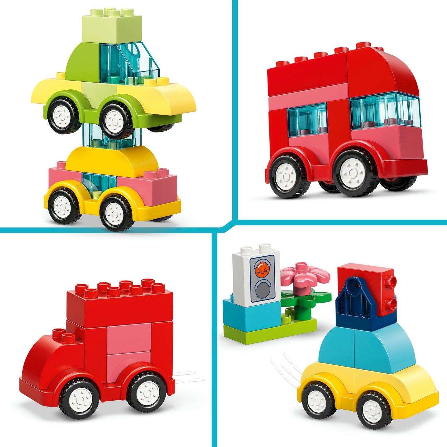 LEGO duplo - creatieve voertuigen constructiespeelgoed (10474)