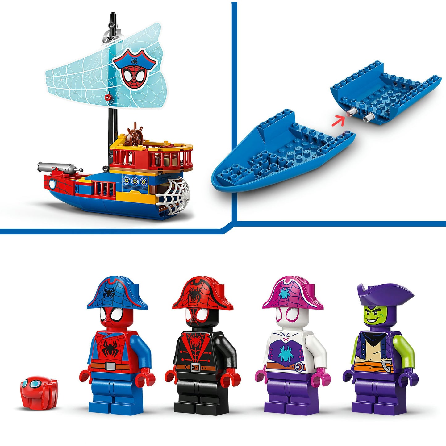 LEGO marvel 11208 team spidey piratenschip