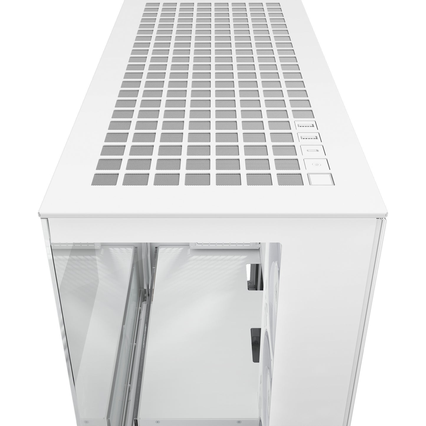 ARCTIC xtender vg midi tower behuizing (wit | 2x usb-a | 1x usb-c | rgb | tempered glass)
