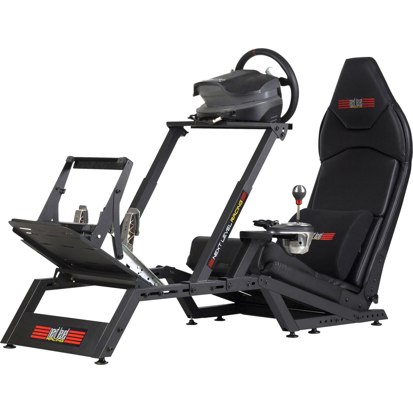 Next Level Racing f-gt formula and gt simulator cockpit racing simulator (zwart (mat))