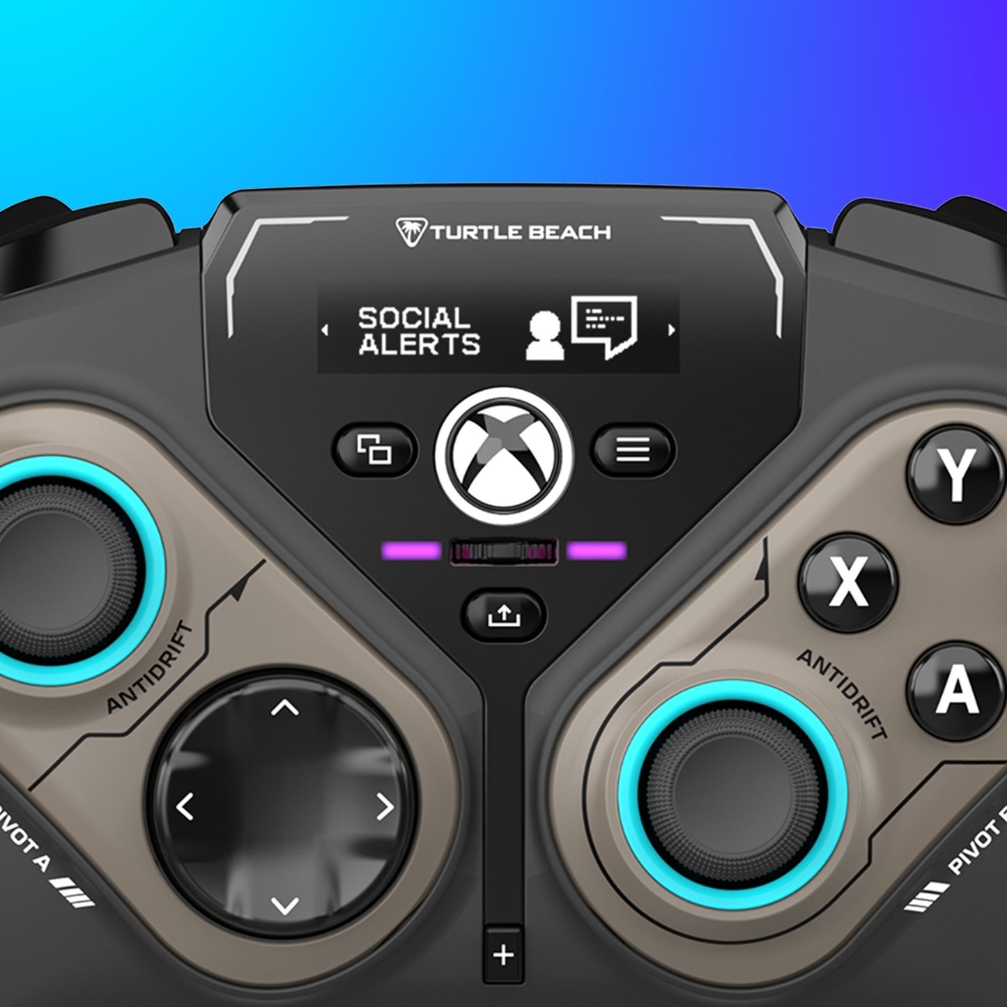 Turtle Beach stealth pivot draadloze slimme controller (zwart, 2,4 ghz bluetooth usb, pc, xbox, android)