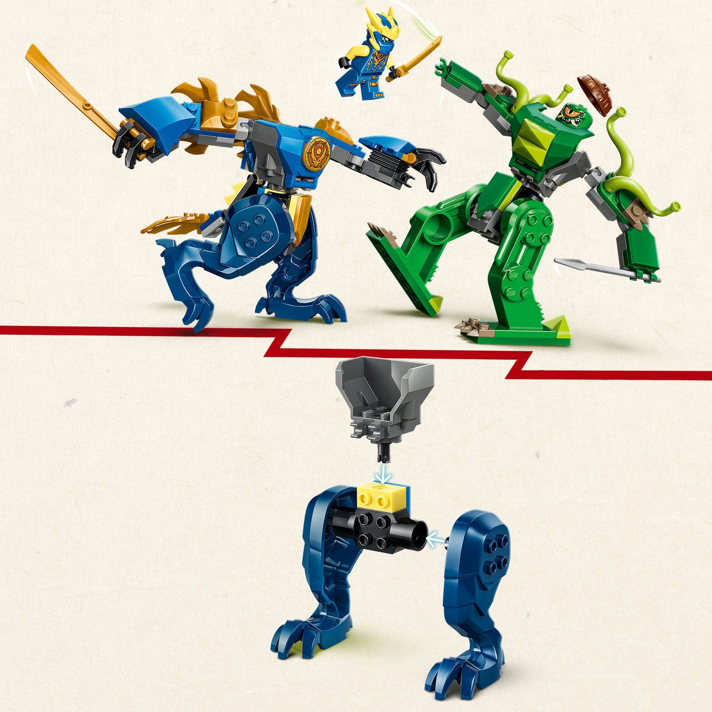 LEGO ninjago 71853 jay's drakenmechastrijd