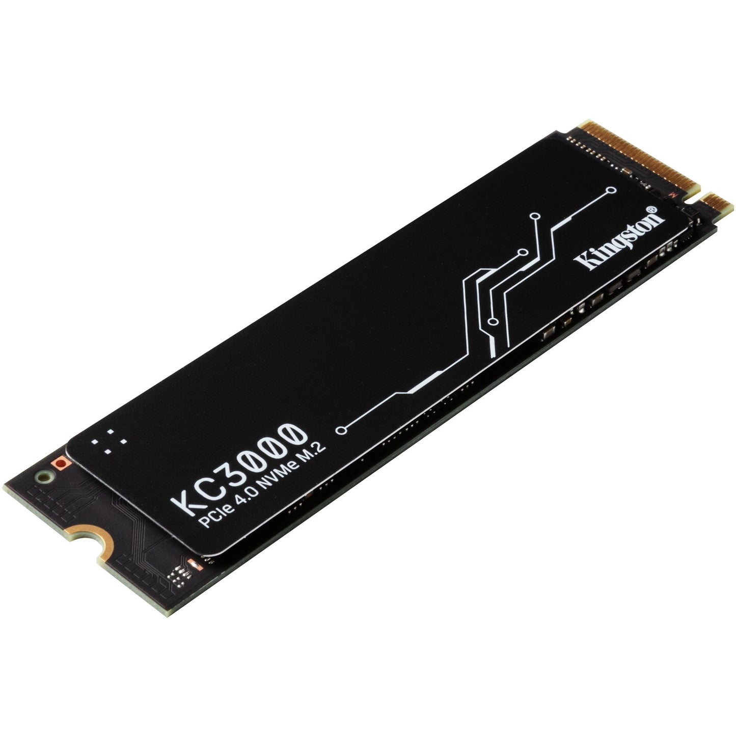 Kingston kc3000 1 tb ssd (zwart, skc3000s 1024g, pcie 4.0 nvme, m.2 2280)